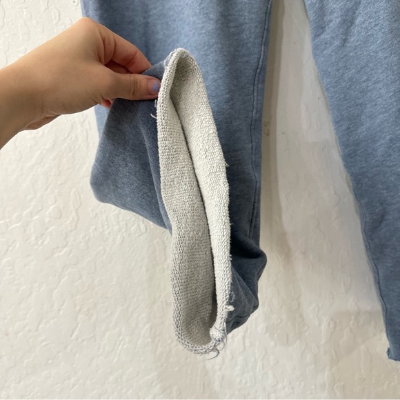 Frank & Eileen Catherine Blue Wide Leg Sweatpant Indigo Melange Small - Picture 9 of 10